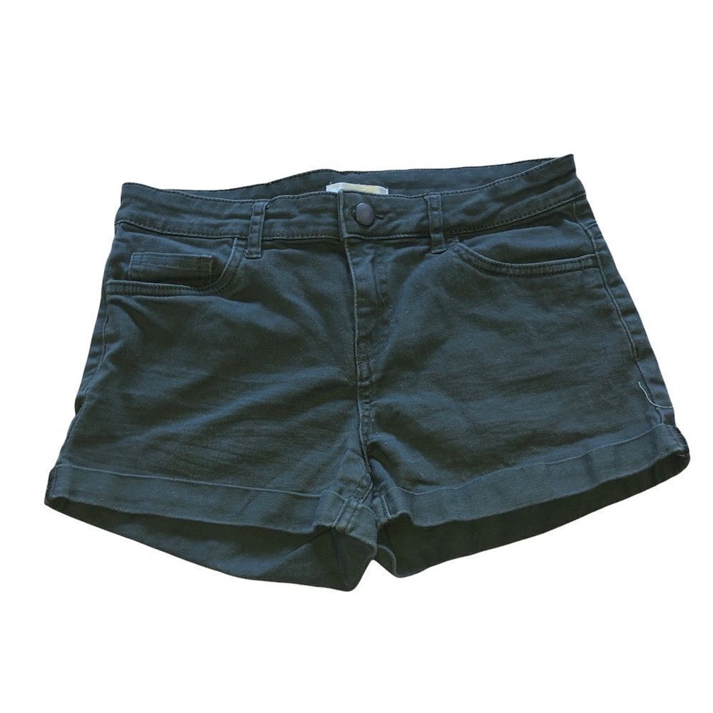 H&M Olive Green Denim Shorts